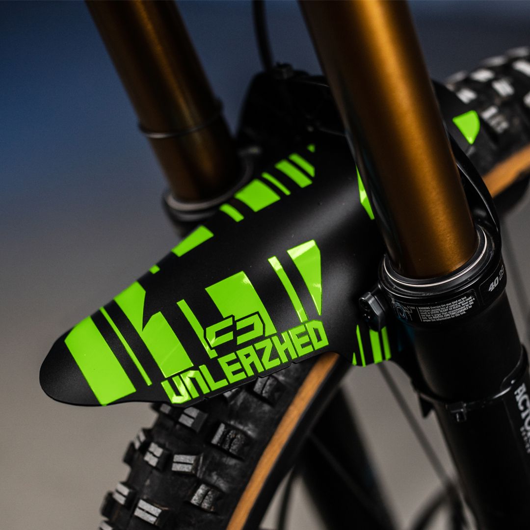 Unleazhed Mudguard M01 - green Unleazhed Mudguard M01 - green
