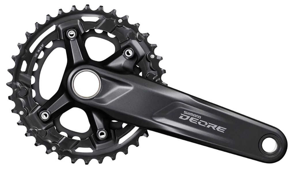 Shimano Kurbelganitur Deore 2-fach - 26-36 Zähne Shimano Kurbelganitur Deore 2-fach - 26-36 Zähne