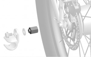 Thule Kinderanhänger Adapter  - für Shimano Nabenschaltungen