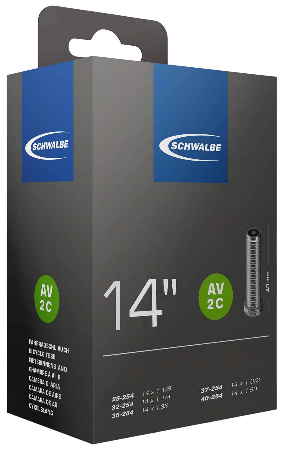Schwalbe Schlauch 14 Zoll  - 32-254/40-254