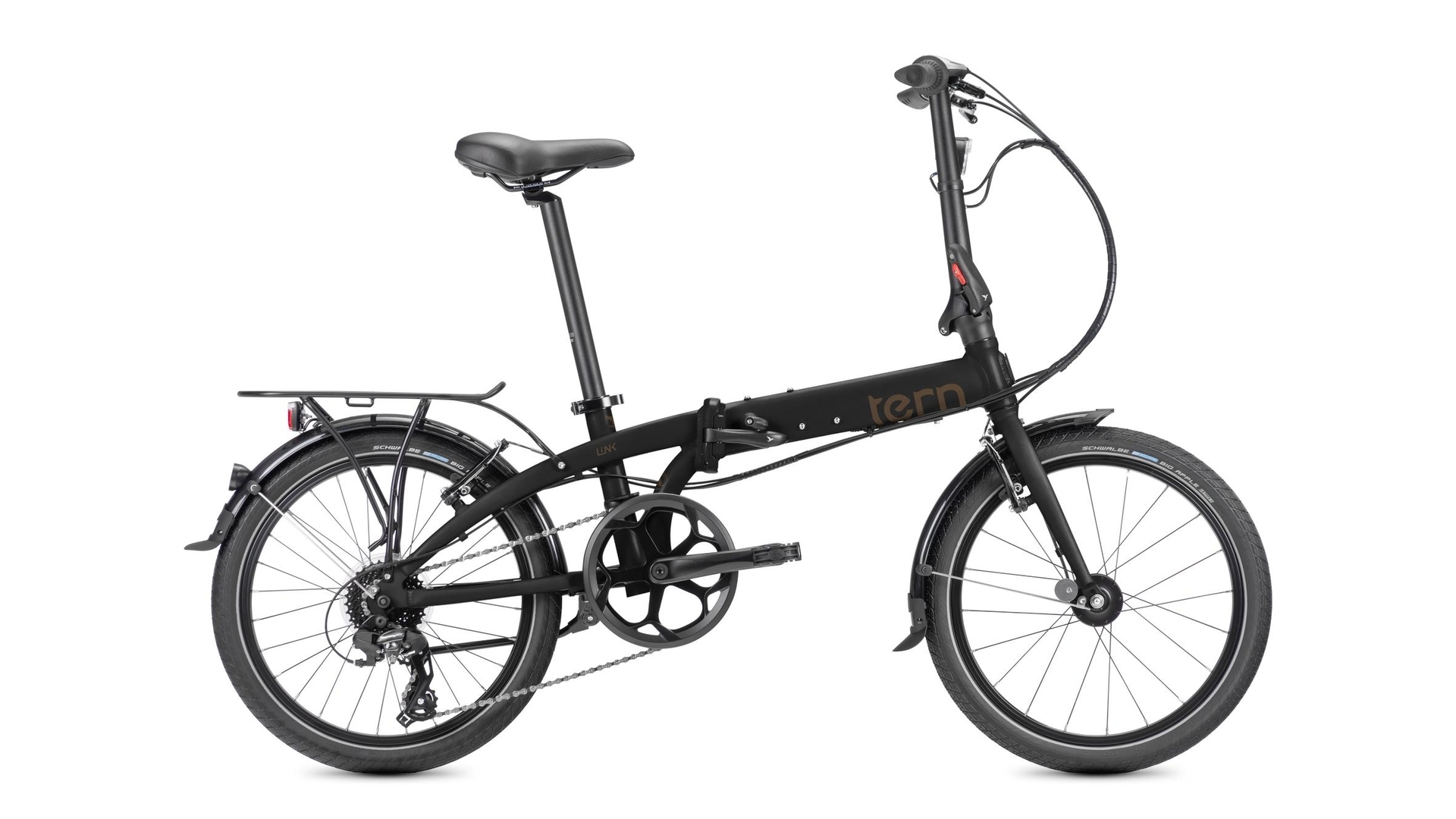 Tern Faltrad Link C8  - charcoal black/taupe 2025