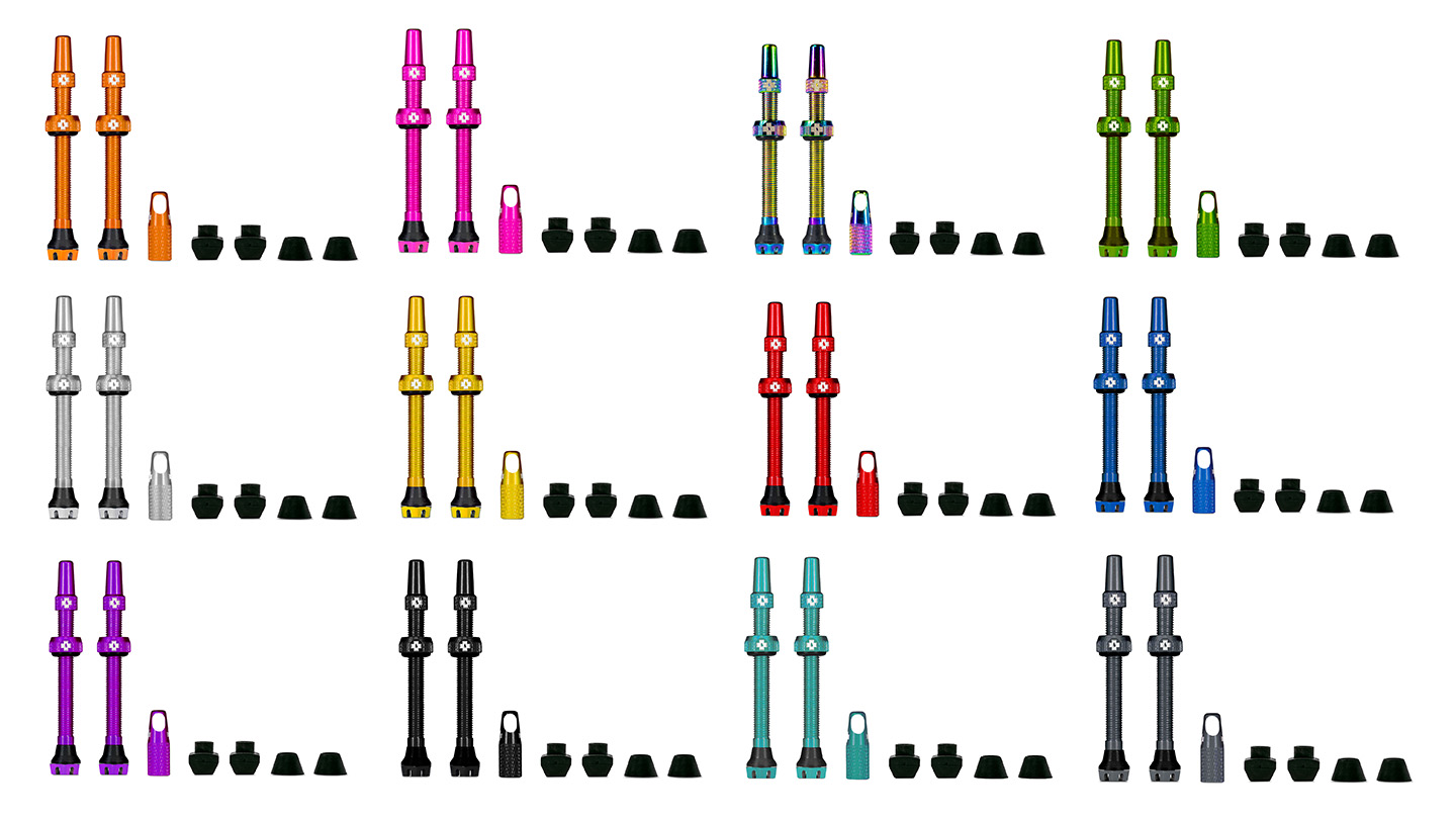 Muc Off Tubeless Valve Kit V2 Universal 44 mm - blue Muc Off Tubeless Valve Kit V2 Universal 44 mm - blue