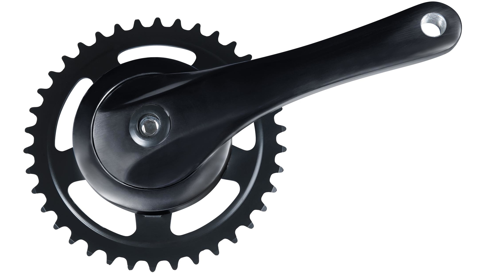 MP Kurbel Rock 1-fach 46 Zähne - 170mm schwarz