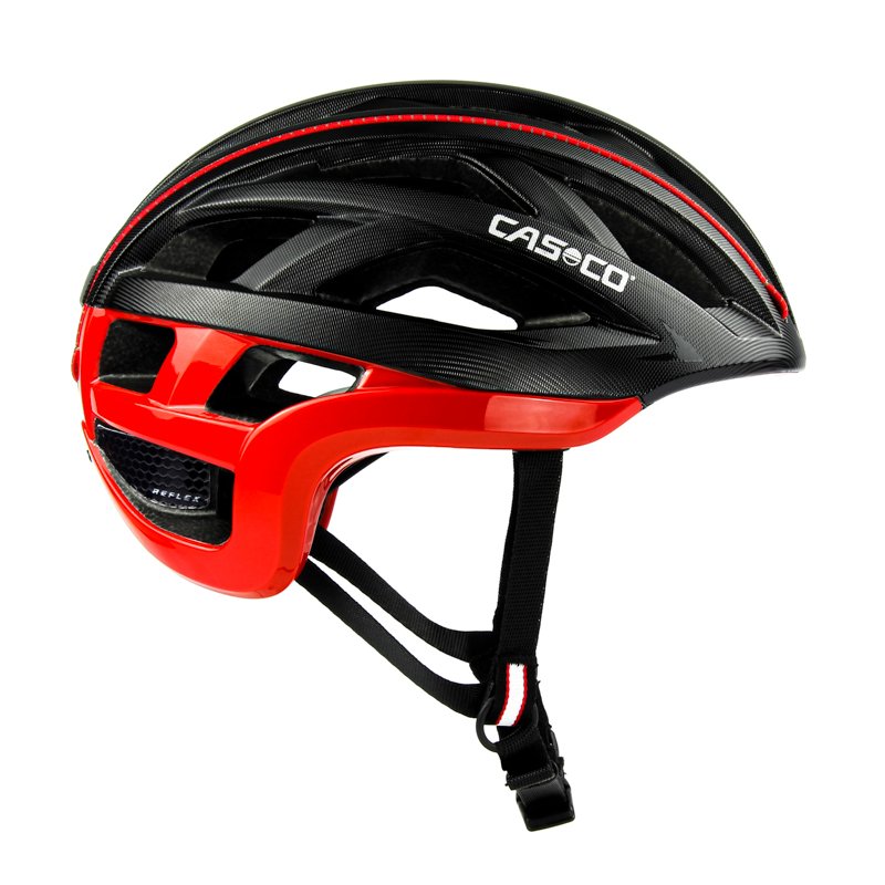 Casco Helm Cuda 2 Strada  - schwarz/rot