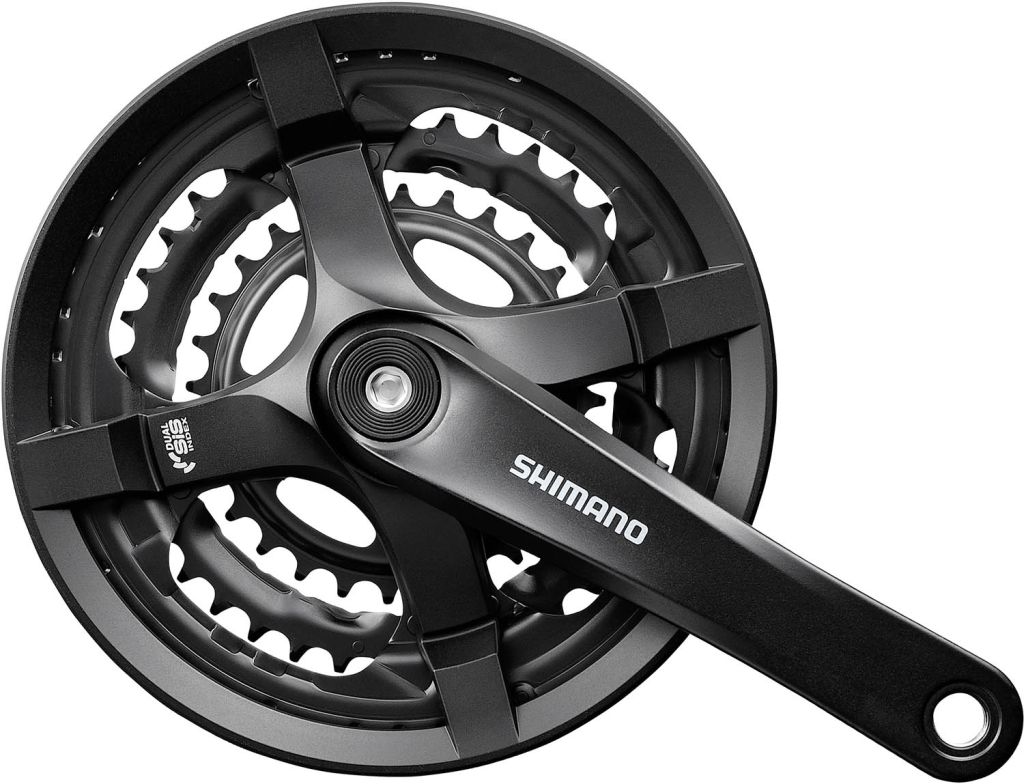 Shimano Kurbelgarnitur TY501 - 48/38/28 Zähne Shimano Kurbelgarnitur TY501 - 48/38/28 Zähne