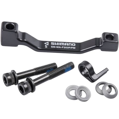 Shimano Scheibenbremsadapter 203mm - vorne/hinten PM/PM