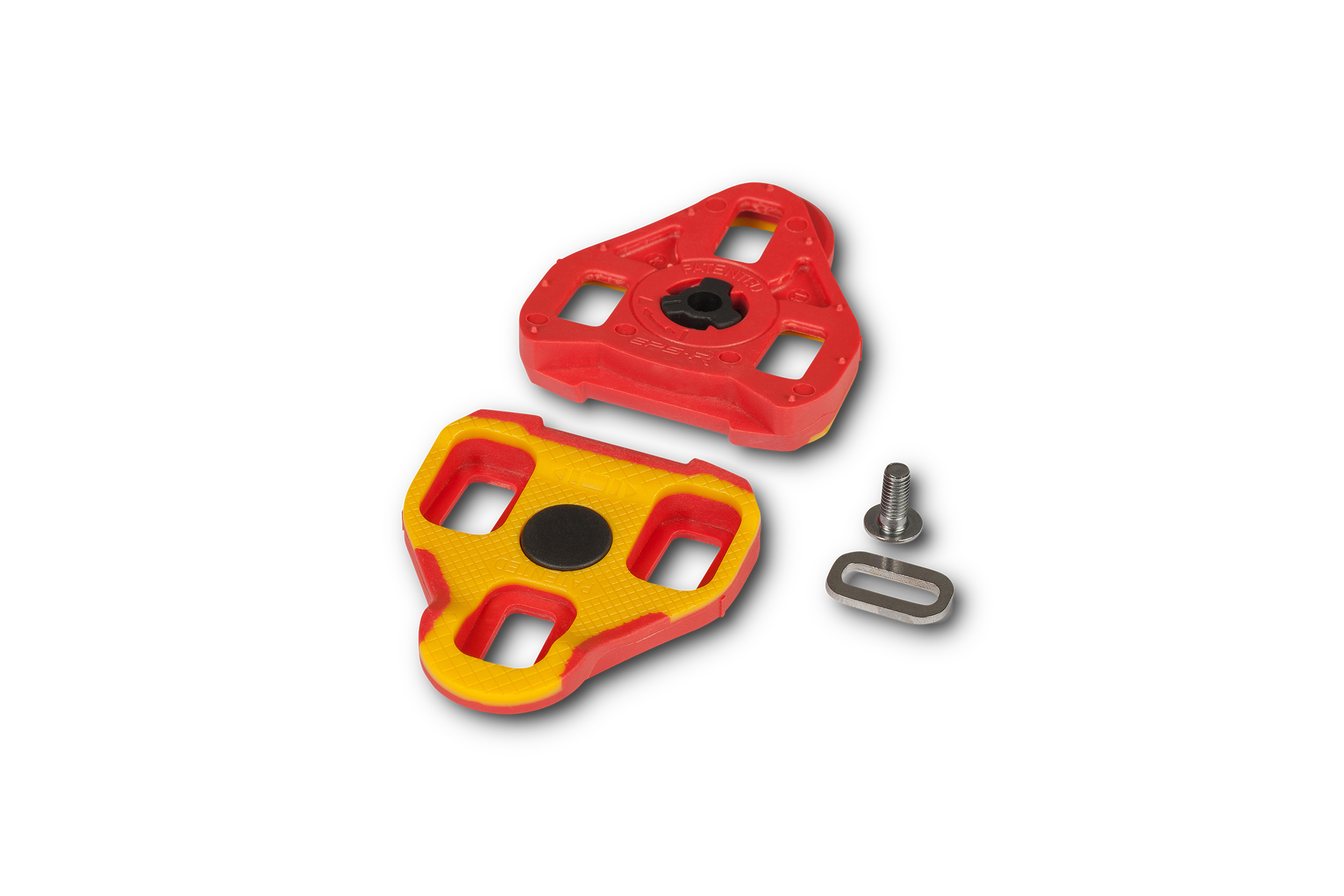RFR Cleats Look Keo 7 - yellow n´ red