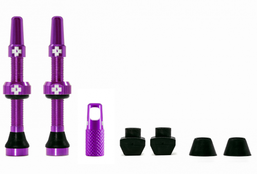 Muc Off Tubeless Valve Kit Universal - violett