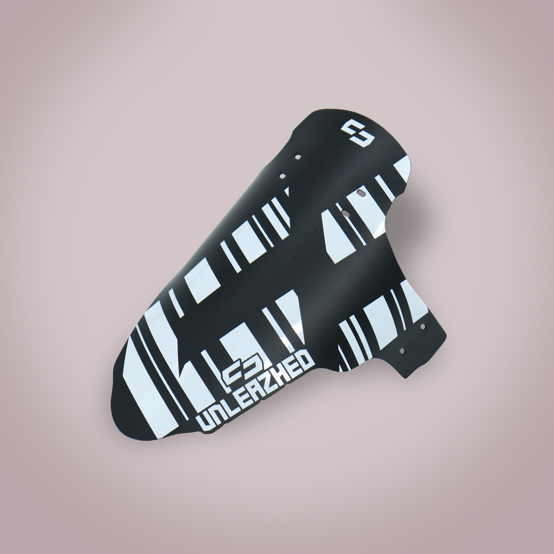Unleazhed Mudguard M01 - white Unleazhed Mudguard M01 - white