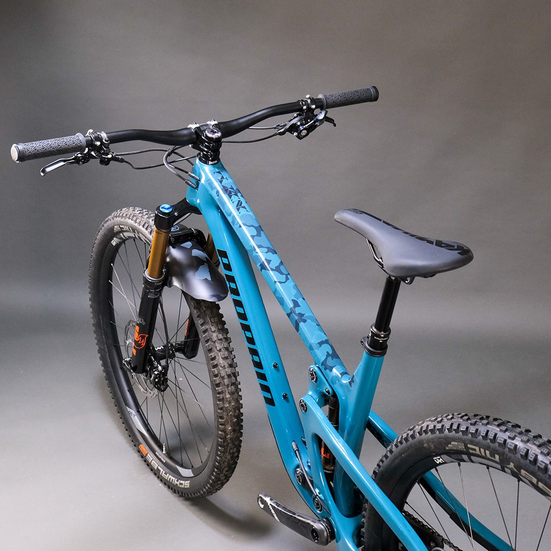 Unleazhed BP01 frame undercover glossy S top tube
