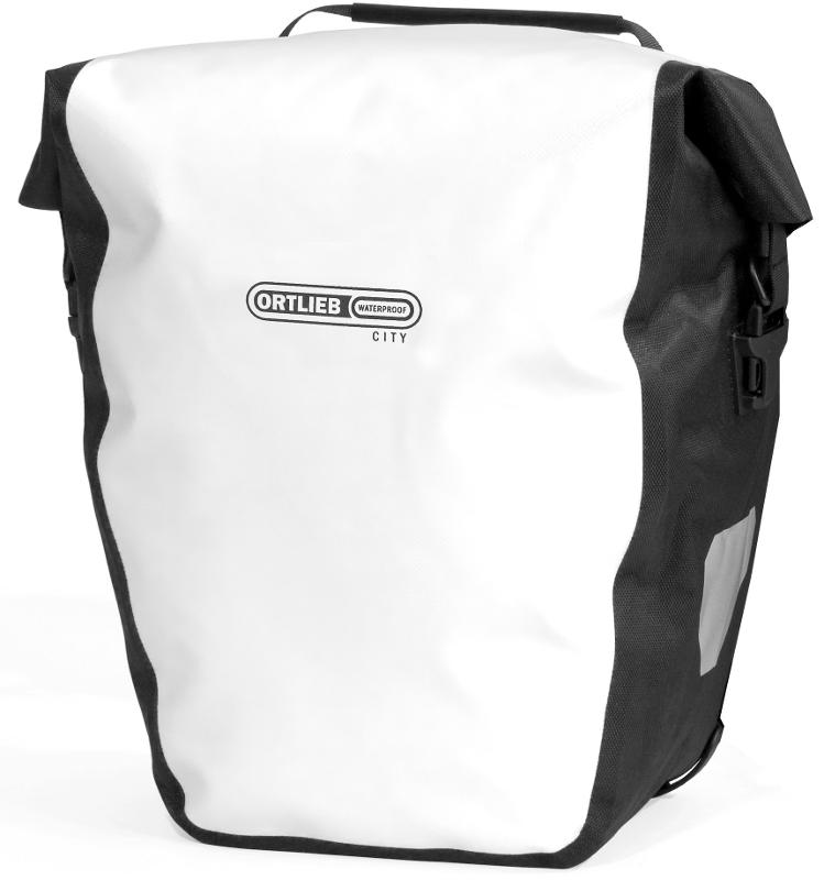 Ortlieb Gepäckträgertasche Back Roller City QL1  - weiß/schwarz