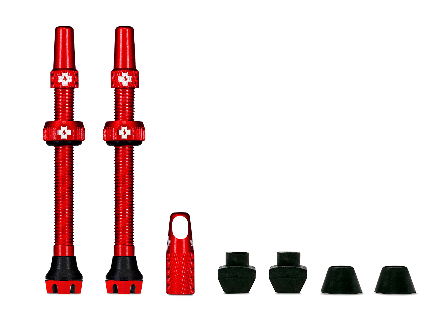 Muc Off Tubeless Valve Kit V2 Universal - red