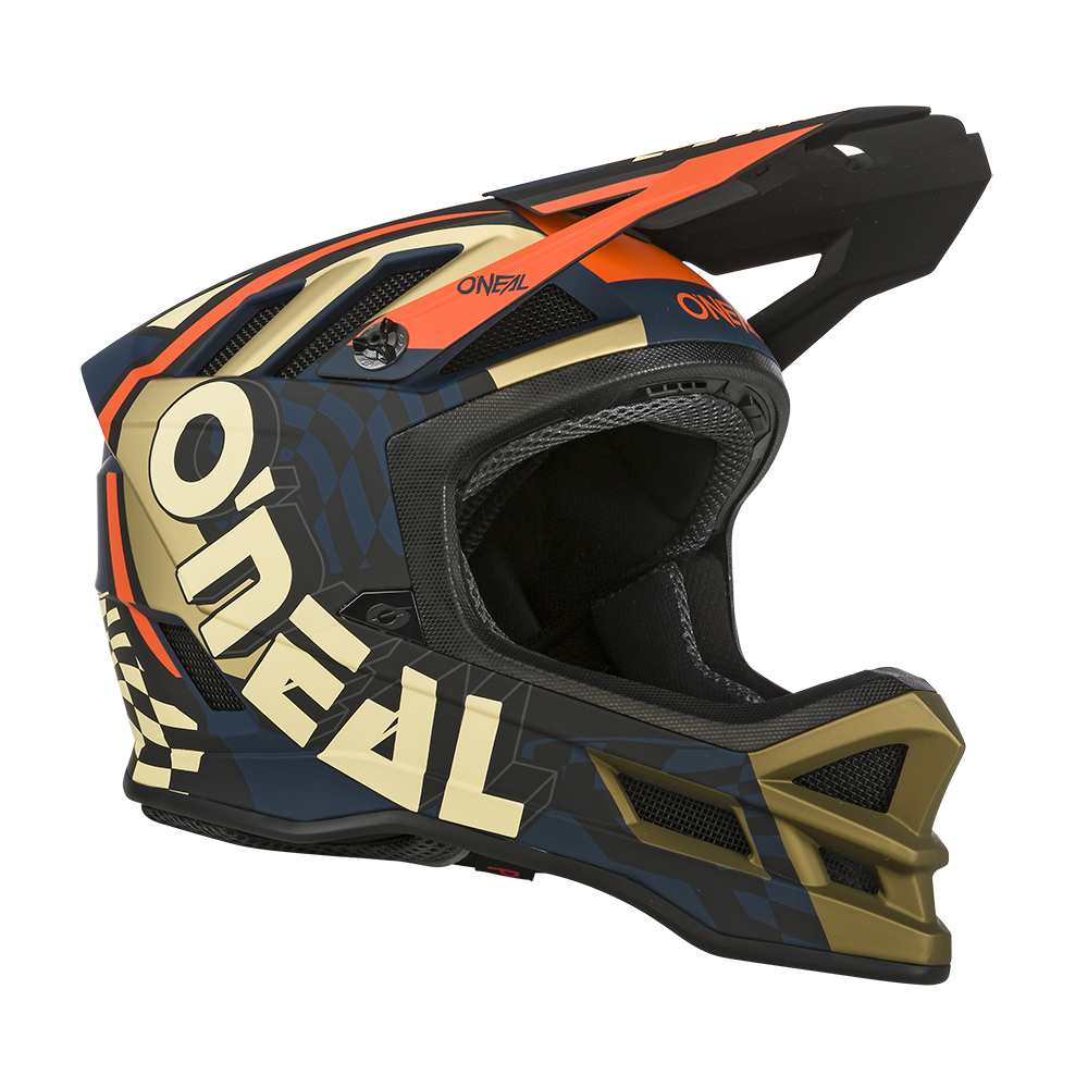 Oneal Helm Blade Polyacrylite  - zyphr blue/orange