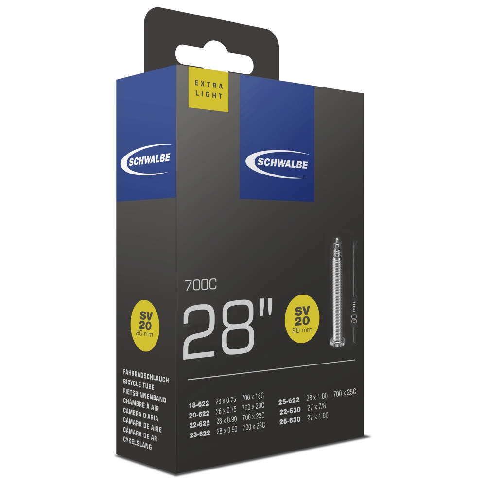 Schwalbe Schlauch 28 Zoll SV 80 Xlight - 18-622/25-630