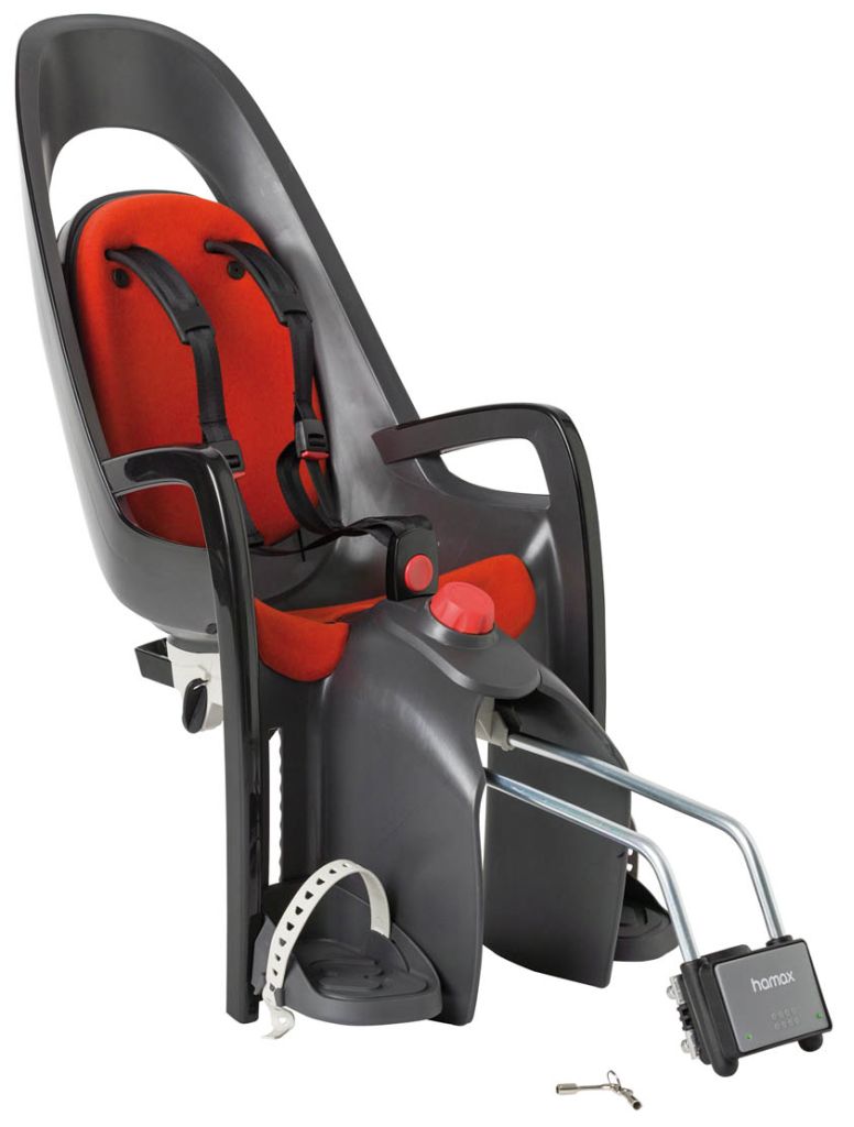 Hamax Kindersitz Caress  - grau/rot