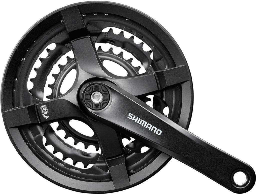 Shimano Kurbelgarnitur TY501 - 48/38/28 Zähne Shimano Kurbelgarnitur TY501 - 48/38/28 Zähne
