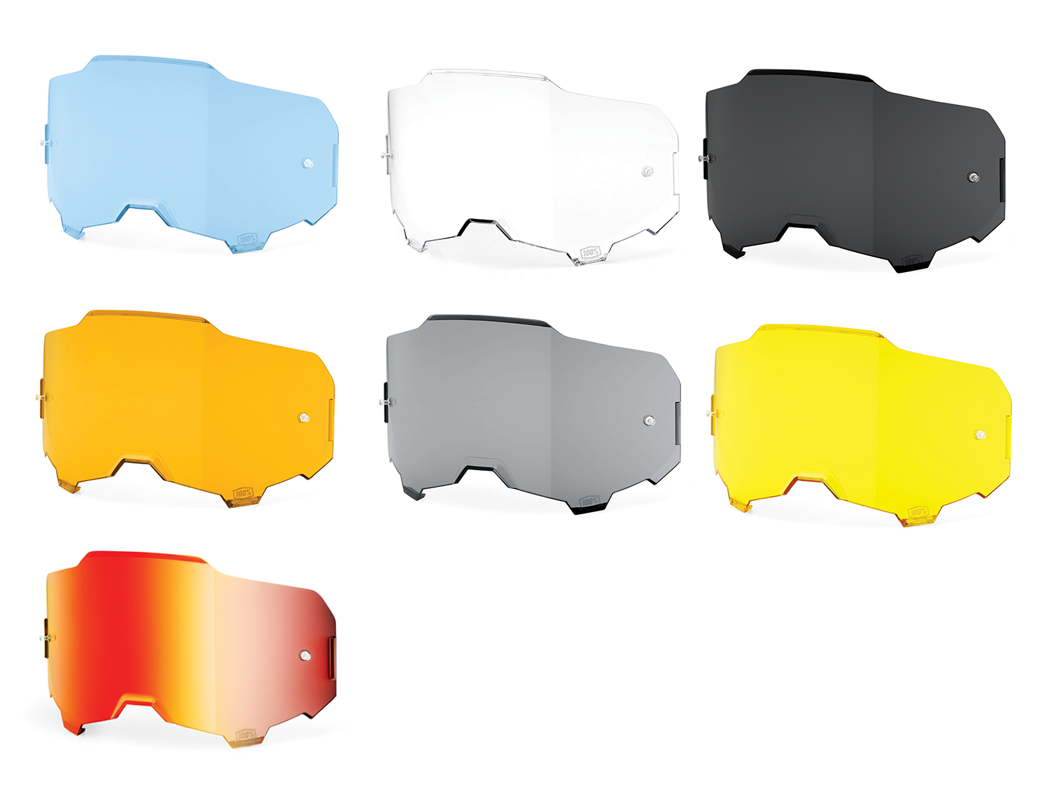 100% Armega Replacement Anti fog Lenses - clear